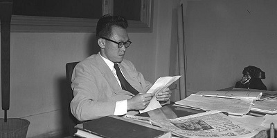 Lee while serving as a lawyer before becoming the Prime Minister